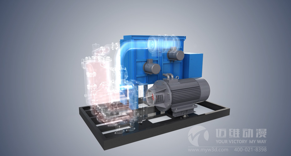 雙螺桿壓縮機(jī)三維動(dòng)畫(huà) 雙螺桿壓縮機(jī)三維動(dòng)畫(huà)