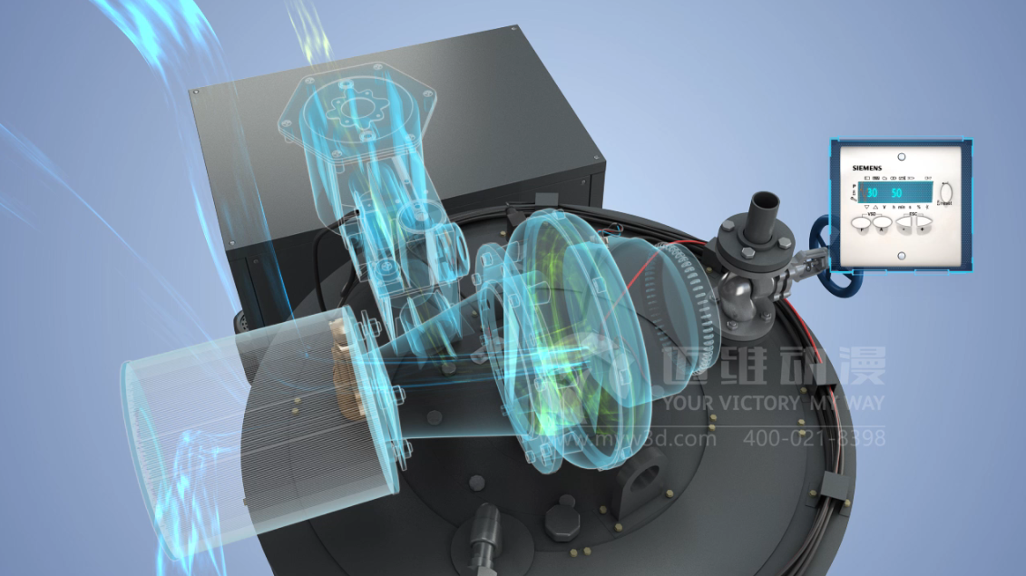 蒸汽鍋爐產(chǎn)品演示三維動(dòng)畫