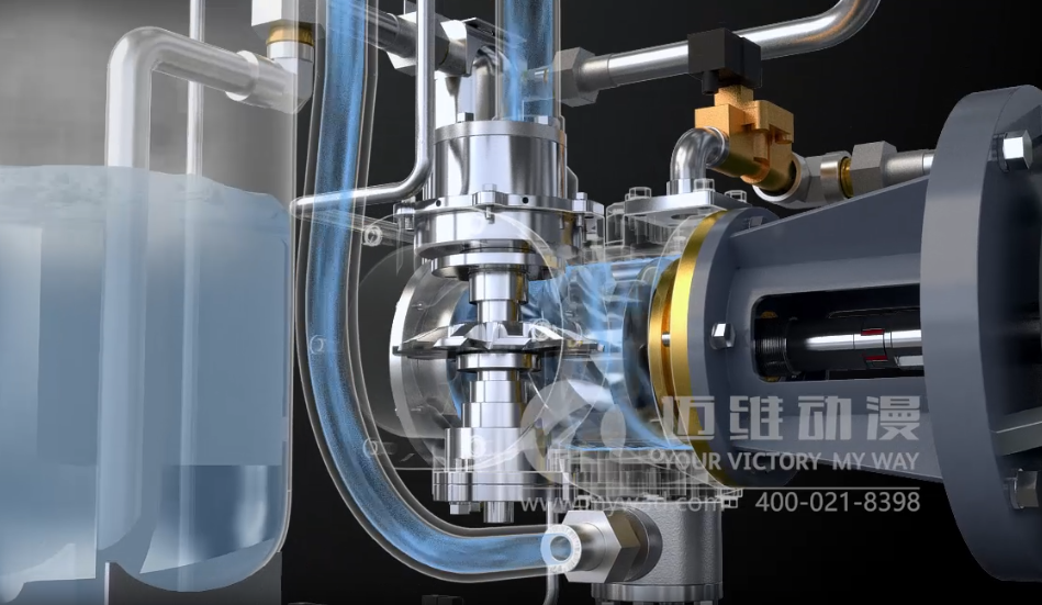 水潤(rùn)滑空壓機(jī)三維動(dòng)畫展示(圖1) 水潤(rùn)滑空壓機(jī)三維動(dòng)畫展示(圖1)