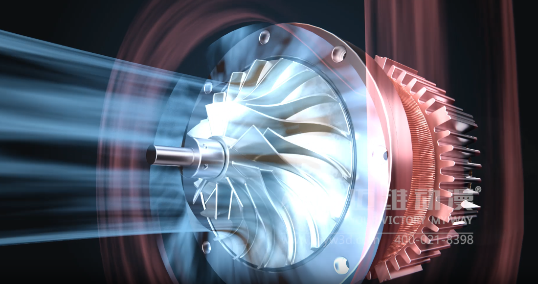 空氣懸浮高速離心鼓風(fēng)機(jī)三維動畫展示(圖5) 空氣懸浮高速離心鼓風(fēng)機(jī)三維動畫展示(圖5)