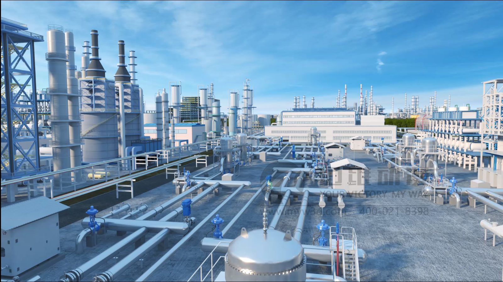 三維動畫在化工行業(yè)的應用場景及優(yōu)勢體現(xiàn)！(圖2)