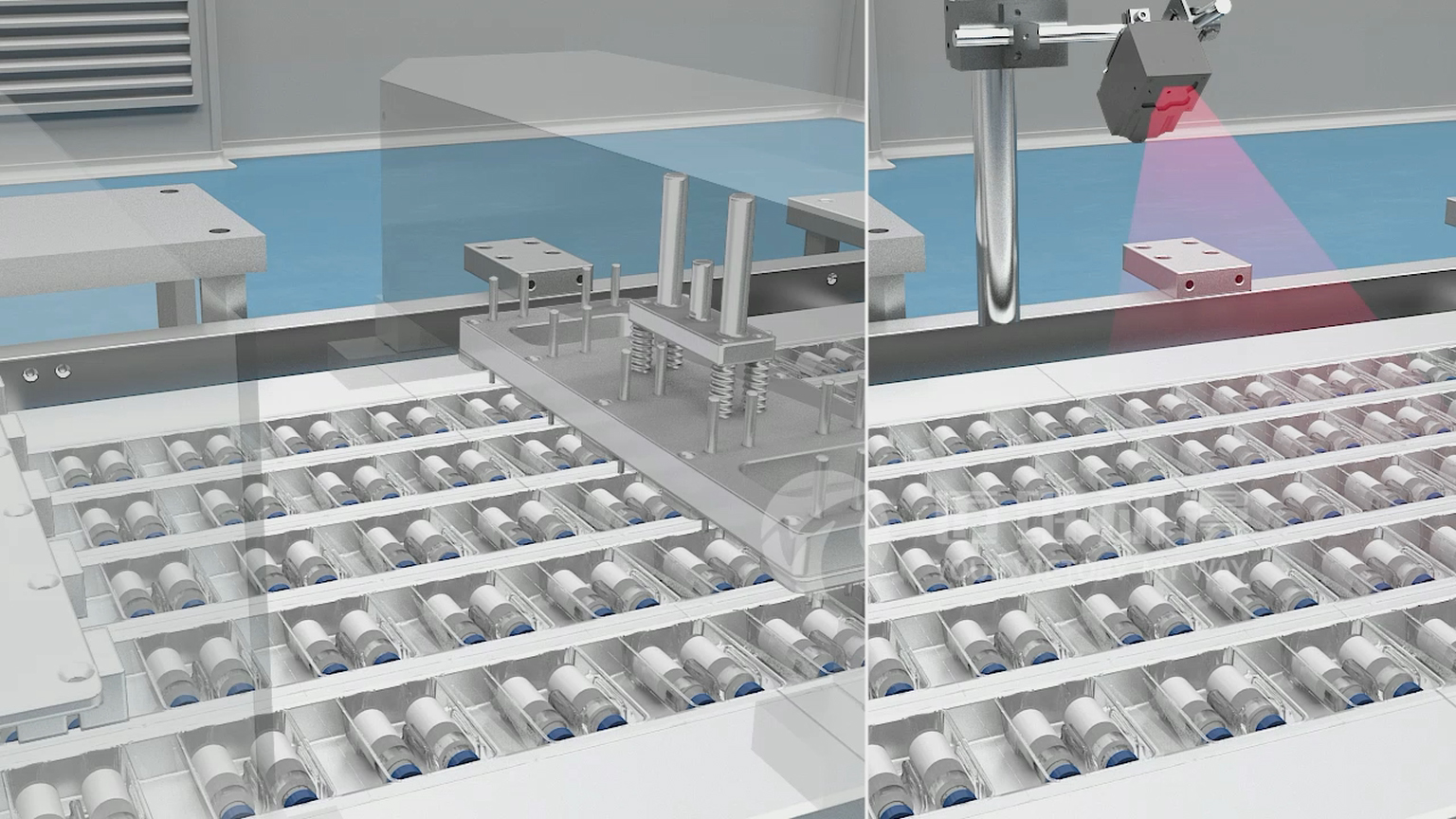 制藥包裝機械生產(chǎn)線三維動畫展示(圖2) 制藥包裝機械生產(chǎn)線三維動畫展示(圖2)