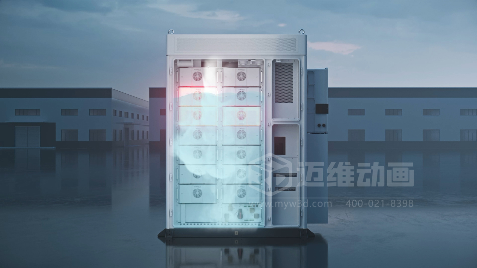 一體化工商業(yè)儲(chǔ)能機(jī)柜三維動(dòng)畫(huà)展示(圖2) 一體化工商業(yè)儲(chǔ)能機(jī)柜三維動(dòng)畫(huà)展示(圖2)