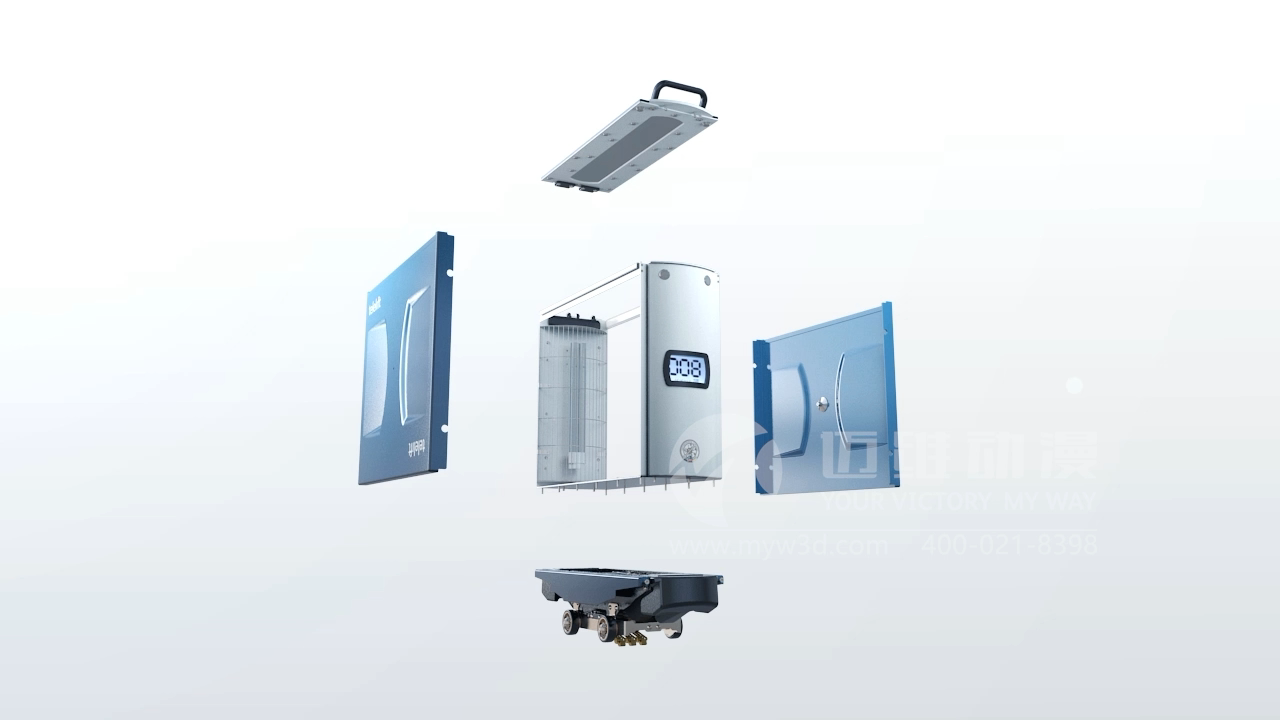 醫(yī)院智能軌道AGV小車三維動(dòng)畫展示(圖1) 醫(yī)院智能軌道AGV小車三維動(dòng)畫展示(圖1)