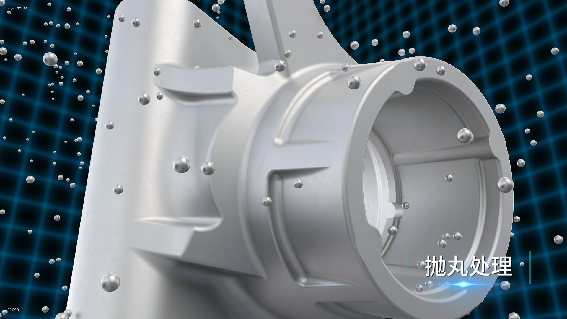 鋁合金壓鑄數(shù)字化生產(chǎn)線三維動(dòng)畫展示(圖2) 鋁合金壓鑄數(shù)字化生產(chǎn)線三維動(dòng)畫展示(圖2)