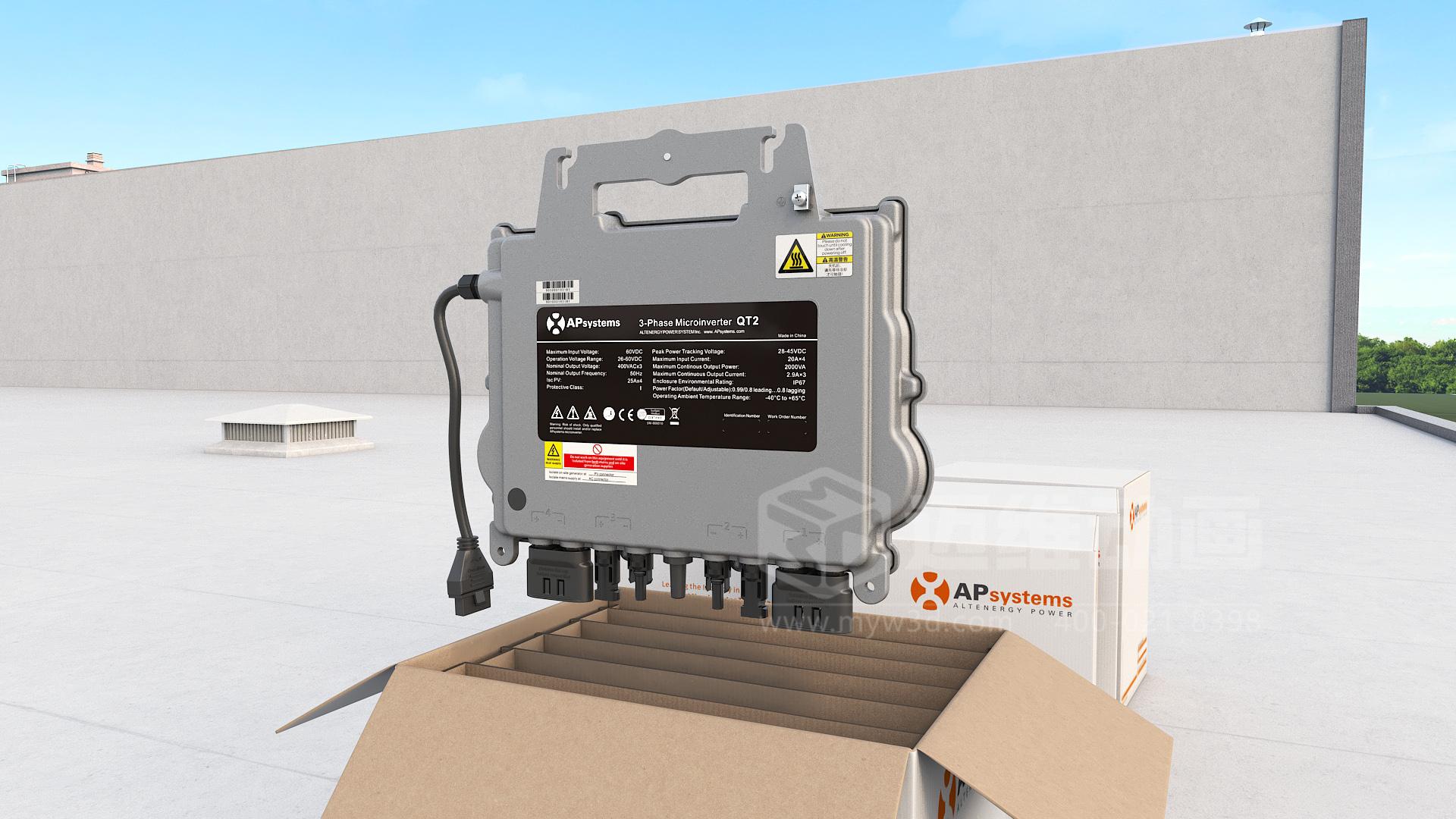 逆變器安裝三維動(dòng)畫(huà)演示，產(chǎn)品安裝細(xì)節(jié)盡在掌握！(圖1)