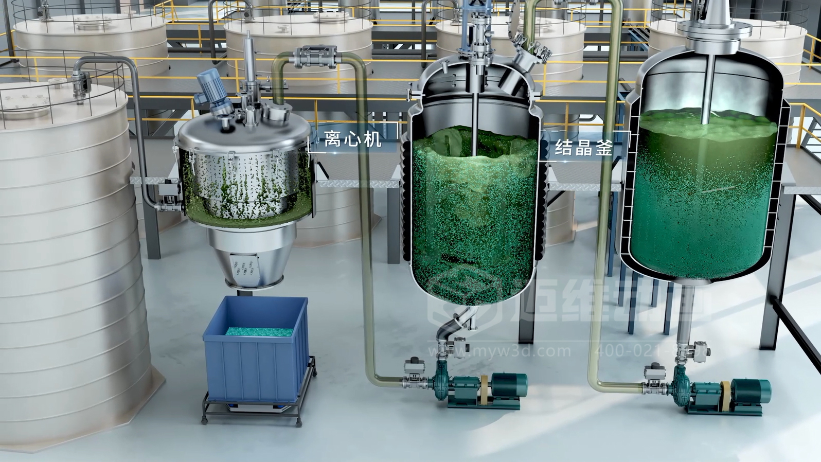 新能源電動汽車電池原料金屬元素生產(chǎn)提取工藝三維動畫展示(圖4) 新能源電動汽車電池原料金屬元素生產(chǎn)提取工藝三維動畫展示(圖4)