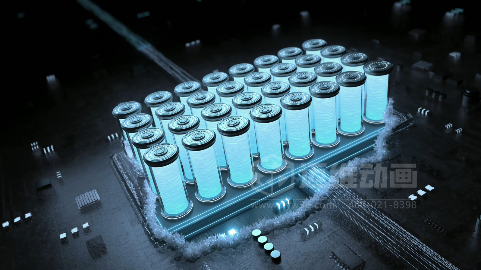 光伏儲(chǔ)能還能這樣「看」？三維動(dòng)畫鏡頭下的儲(chǔ)能電池簇充放電過程(圖17)