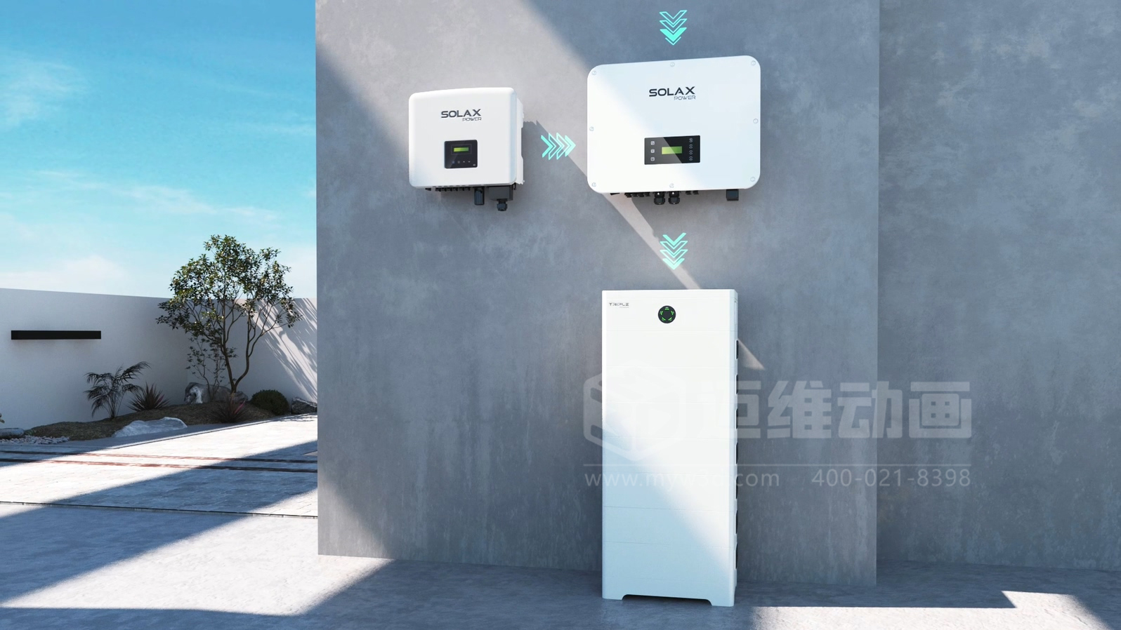 工商業(yè)儲能解決方案-三相混合儲能逆變器三維動(dòng)畫展示(圖1) 工商業(yè)儲能解決方案-三相混合儲能逆變器三維動(dòng)畫展示(圖1)