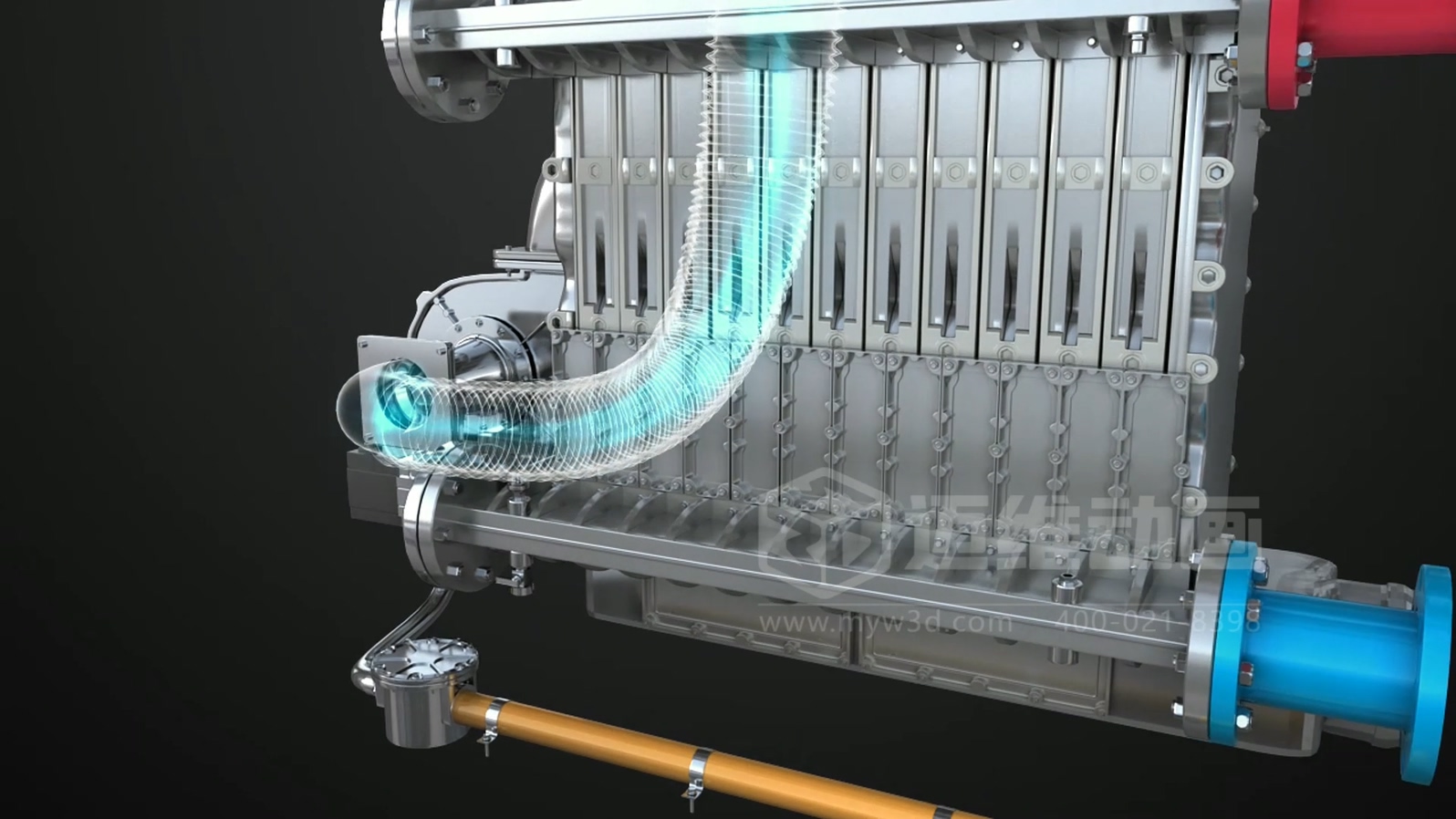 打破傳統(tǒng)展示壁壘！三維動(dòng)畫「拆解」鍋爐，低成本實(shí)現(xiàn)高成果演示(圖4)