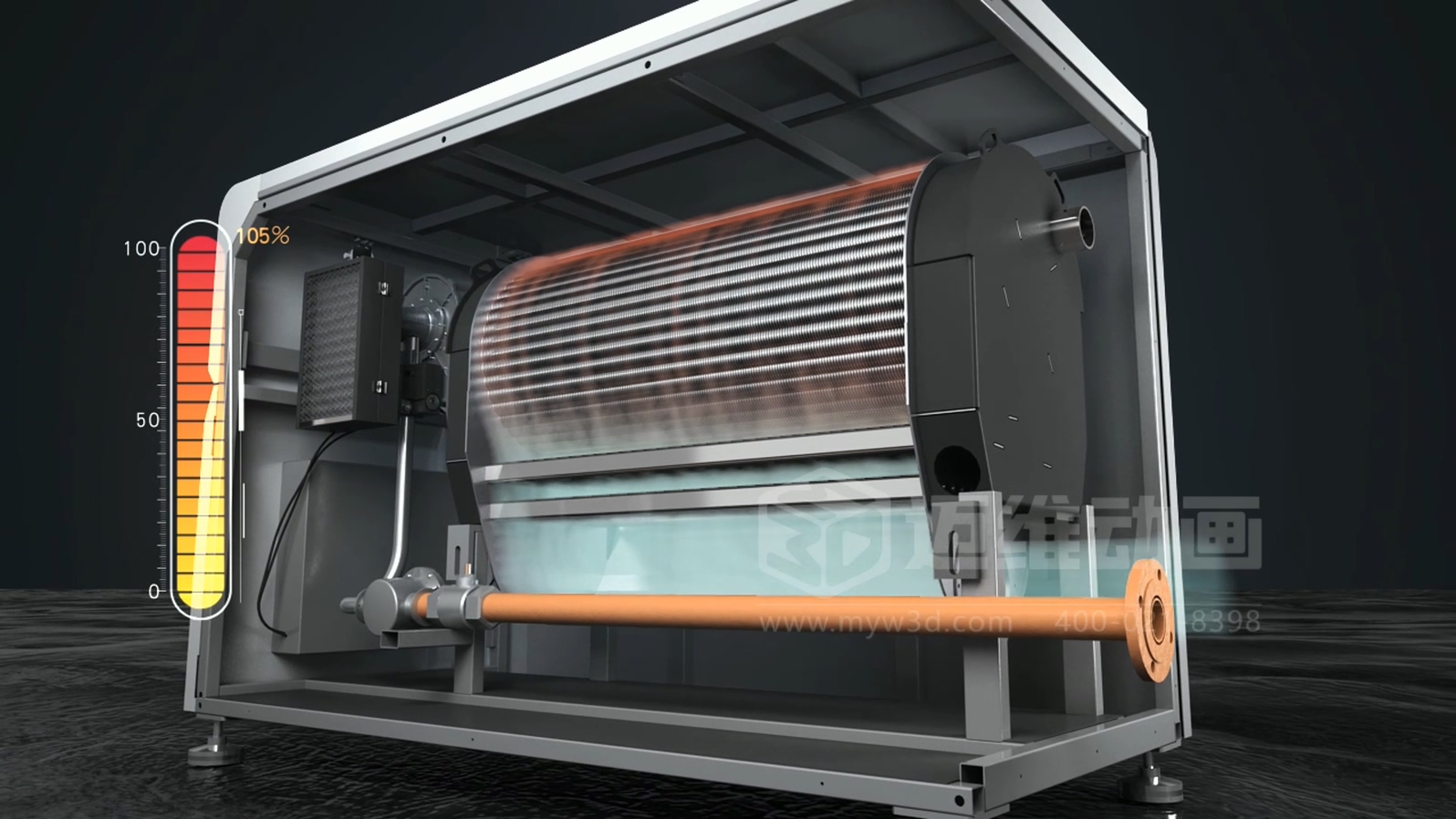 打破傳統(tǒng)展示壁壘！三維動(dòng)畫「拆解」鍋爐，低成本實(shí)現(xiàn)高成果演示(圖7)