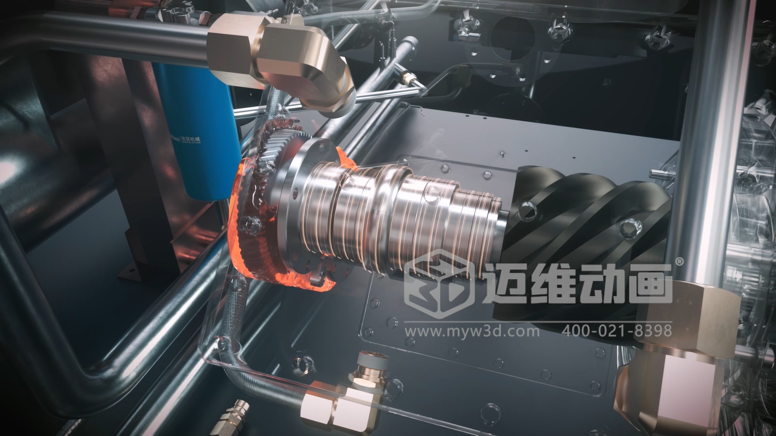 看案例說話：某頭部空壓機(jī)品牌用三維動(dòng)畫，拿下千萬訂單的秘密！(圖8)