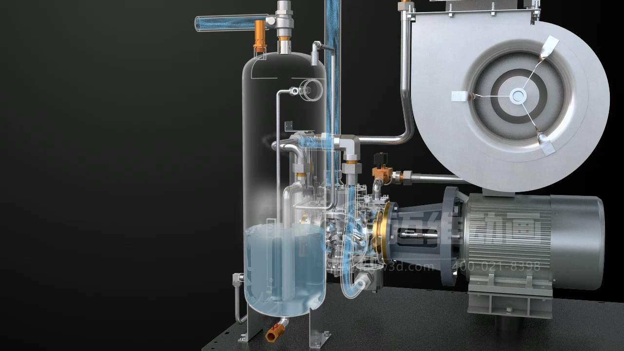 看案例說話：某頭部空壓機(jī)品牌用三維動(dòng)畫，拿下千萬訂單的秘密！(圖7)