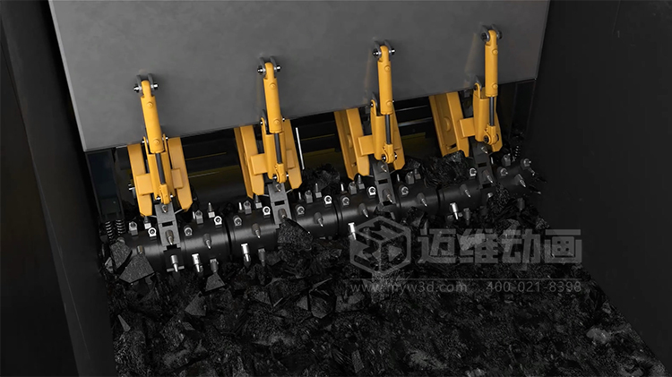 海大機器人-火車箱機器人粘凍煤清車系統(tǒng)三維動畫展示(圖2) 海大機器人-火車箱機器人粘凍煤清車系統(tǒng)三維動畫展示(圖2)