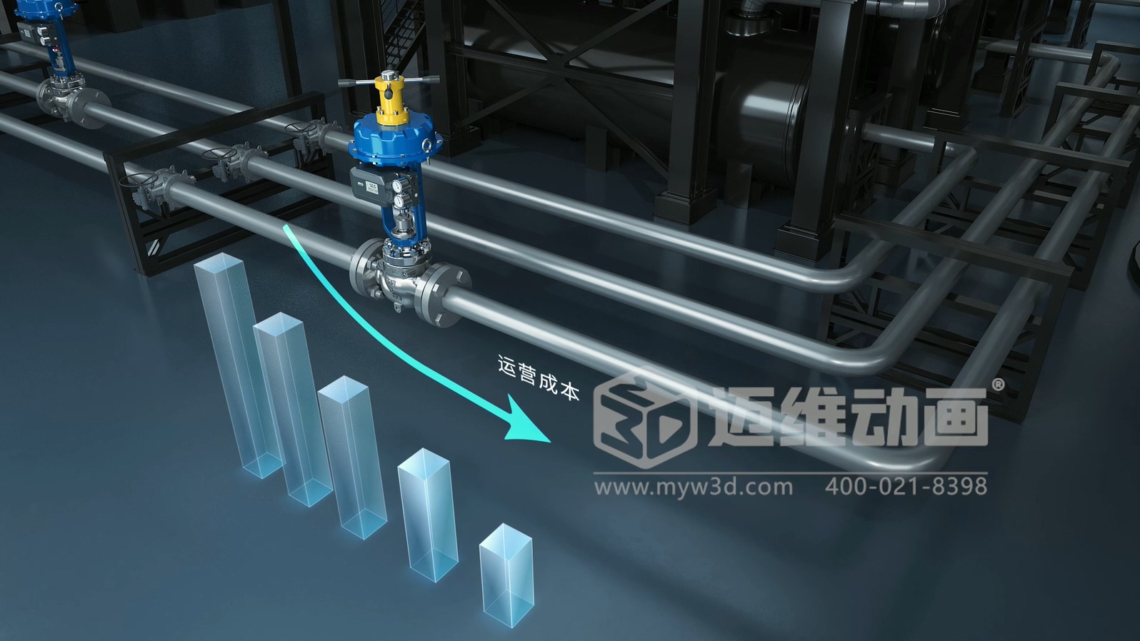 閥門工作原理太復(fù)雜？三維動(dòng)畫動(dòng)態(tài)演示讓客戶一看就懂！(圖4)