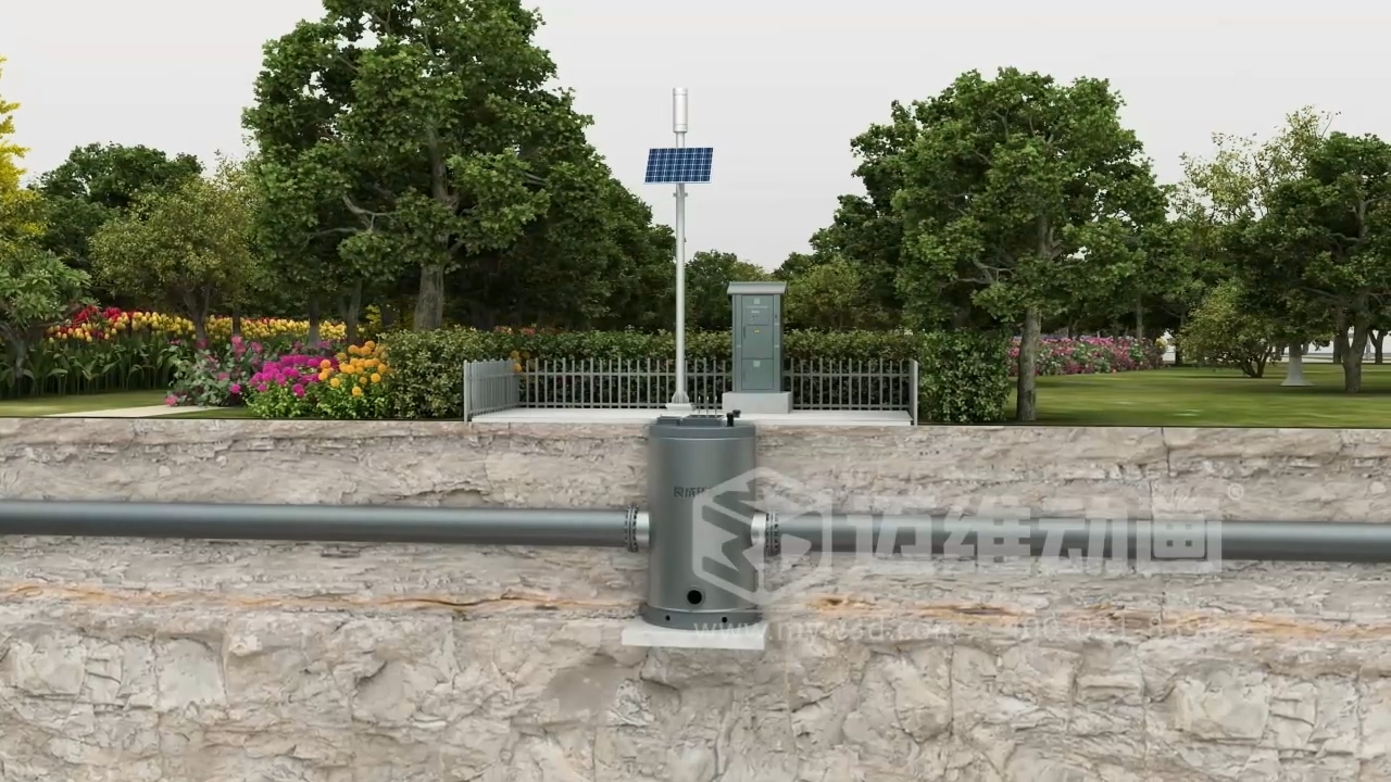 環(huán)保項目競標突圍關(guān)鍵：三維動畫直觀解析一體化智能截污井 “截污、分流、監(jiān)測” 全流程原理(圖1)