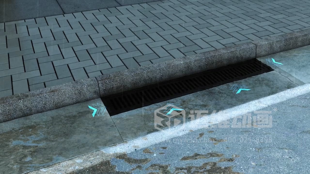 環(huán)保項目競標突圍關(guān)鍵：三維動畫直觀解析一體化智能截污井 “截污、分流、監(jiān)測” 全流程原理(圖2)