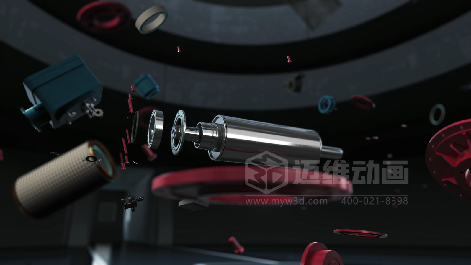 電機(jī)企業(yè)選型必看！三維動(dòng)畫還原永磁直驅(qū)電機(jī)全場景表現(xiàn)：從結(jié)構(gòu)、效能到場景應(yīng)用，可視化看懂 “無齒輪驅(qū)動(dòng)” 黑科技(圖1)