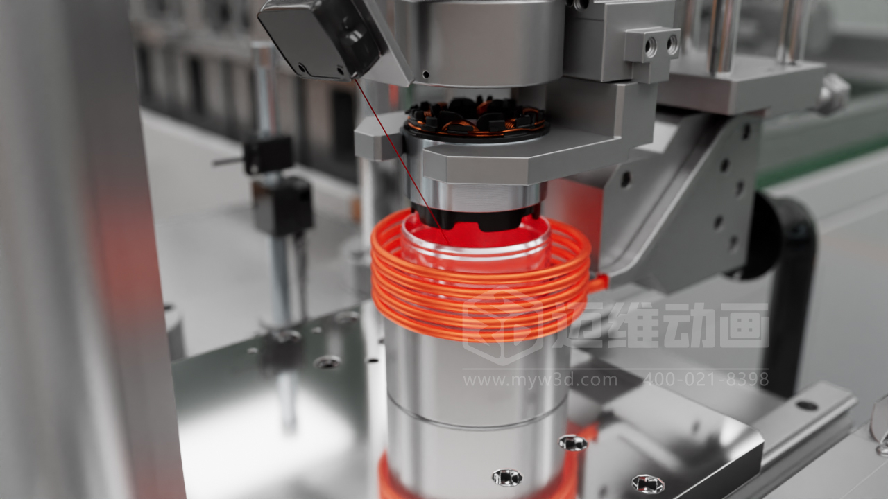 3D 動(dòng)畫(huà)透視新能源汽車自動(dòng)化產(chǎn)線！零部件流轉(zhuǎn)、精準(zhǔn)裝配全程可視化，一眼看懂硬核智造(圖3)