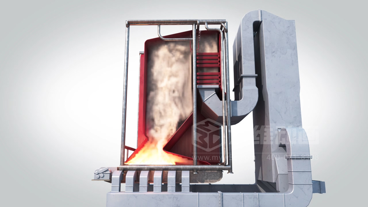 讓鍋爐技術 “活” 起來！三維動畫拆解工作原理：復雜流程簡化，客戶簽約、內部培訓雙助力(圖5)